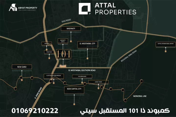 the 101 mostakbal city كمبوند ذا 101 المستقبل سيتي