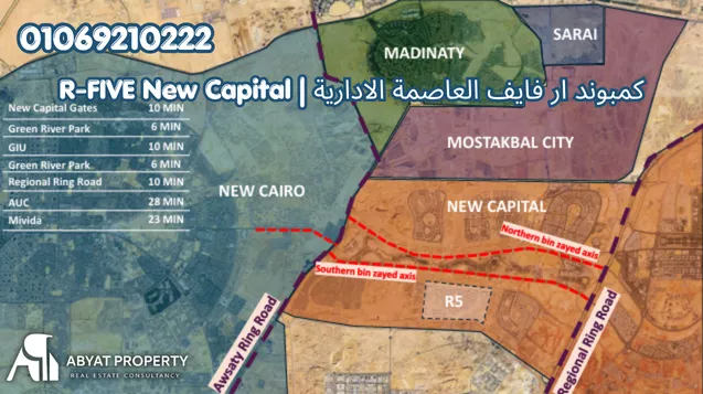 كمبوند ار فايف العاصمة الادارية | R-FIVE New Capital Compound
