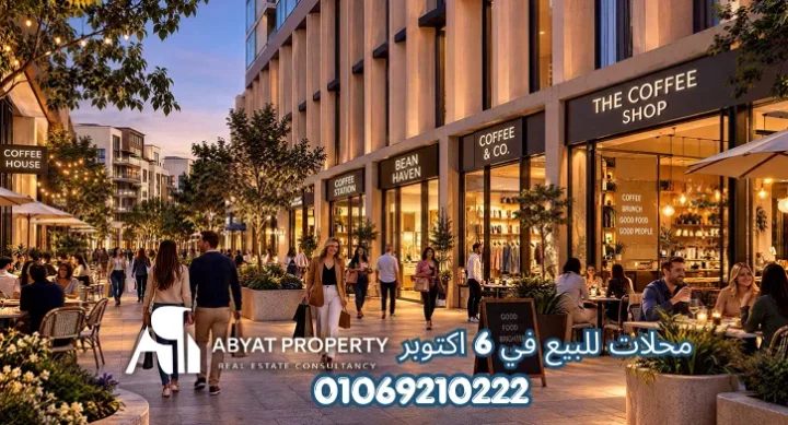 محلات للبيع في 6 اكتوبر
