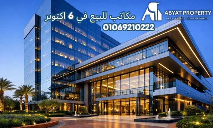 مكاتب للبيع في 6 اكتوبر