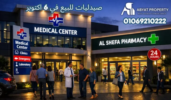 صيدليات للبيع في 6 اكتوبر